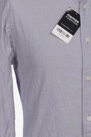 All Saints Spitalfields Button Up Shirt in S in Blue
