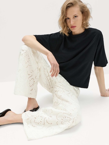 Wide Leg Pantalon Marks & Spencer en blanc