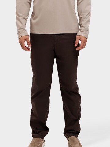 Richesse Regular Chino 'CORE STRAIGHT' in Bruin: voorkant