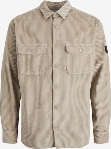 Jack & Jones Junior Regular fit Button up shirt 'DARREN' in Grey: front
