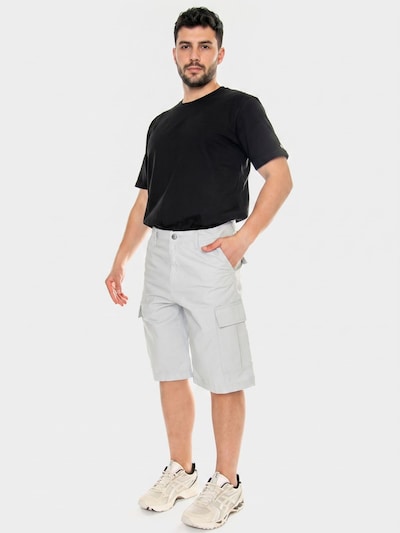 Carhartt WIP Pantalon cargo 'Regular Cargo Short Sonic Silver /rinsed' en 31 en gris, Vue avec produit
