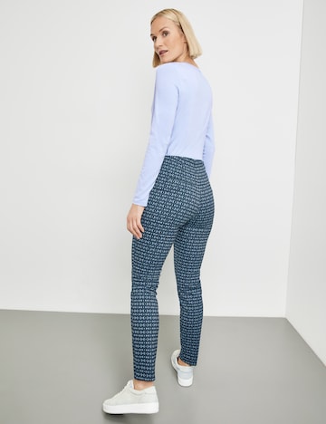GERRY WEBER Slim fit Trousers in Blue