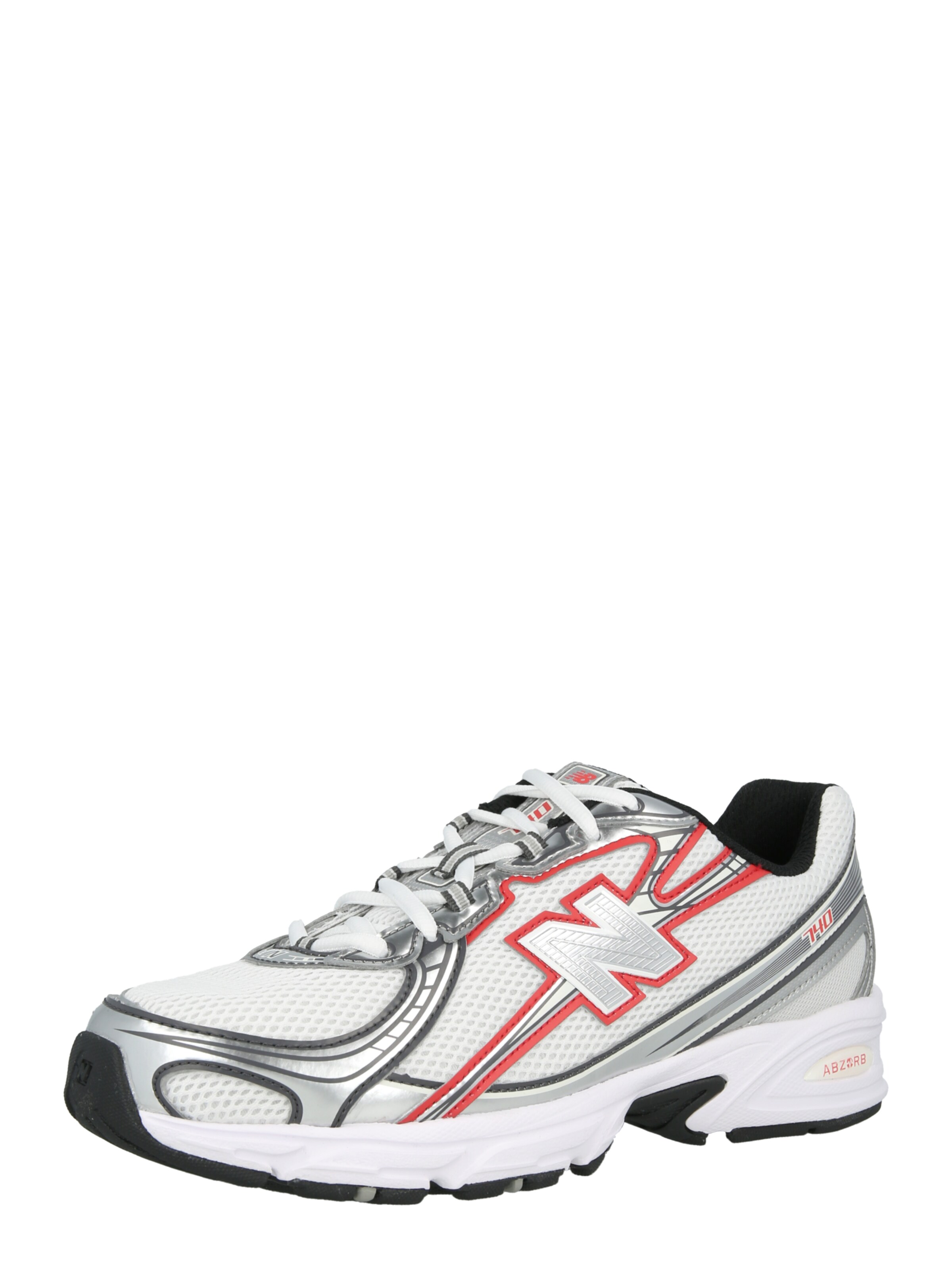 Sneaker low '740' de la new balance pe alb: față