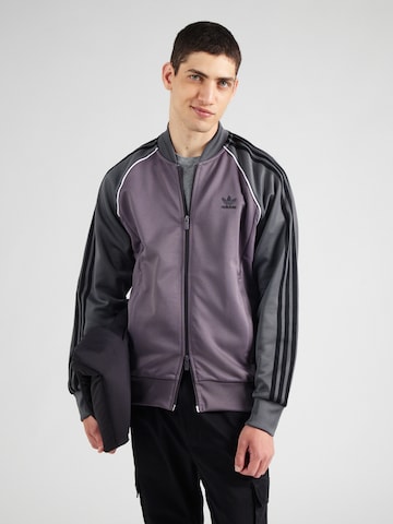 Giacca di felpa 'Adicolor Classics Sst' di ADIDAS ORIGINALS in grigio: frontale