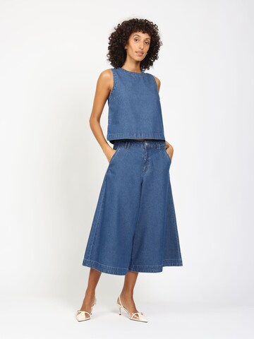 Gang Loosefit Broek '94SCALA CULOTTE ' in Blauw