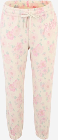 Effilé Pantalon 'HERITAGE' Gap Petite en rose : devant