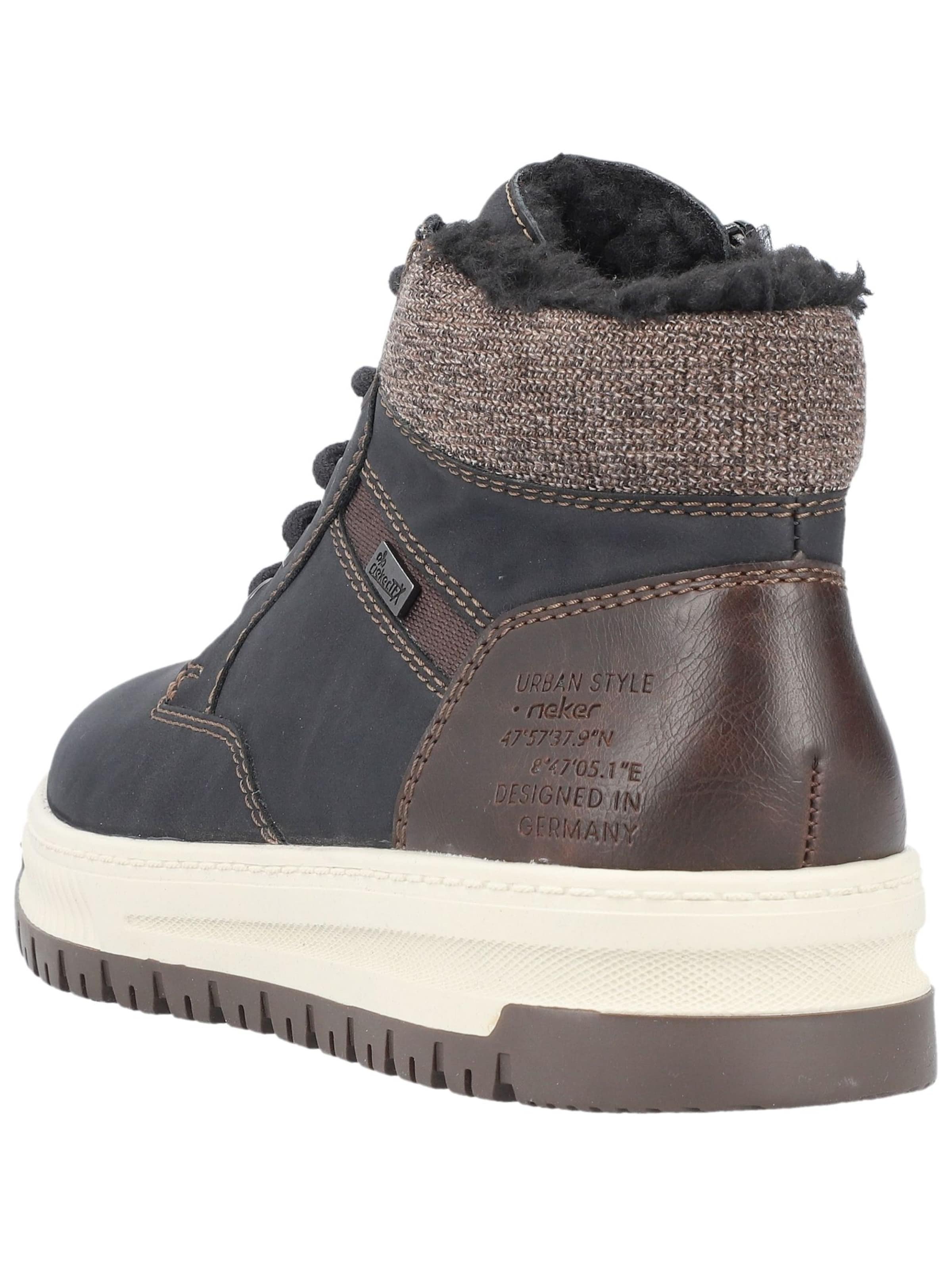 Rieker Nöörsaapad '38542', värv must