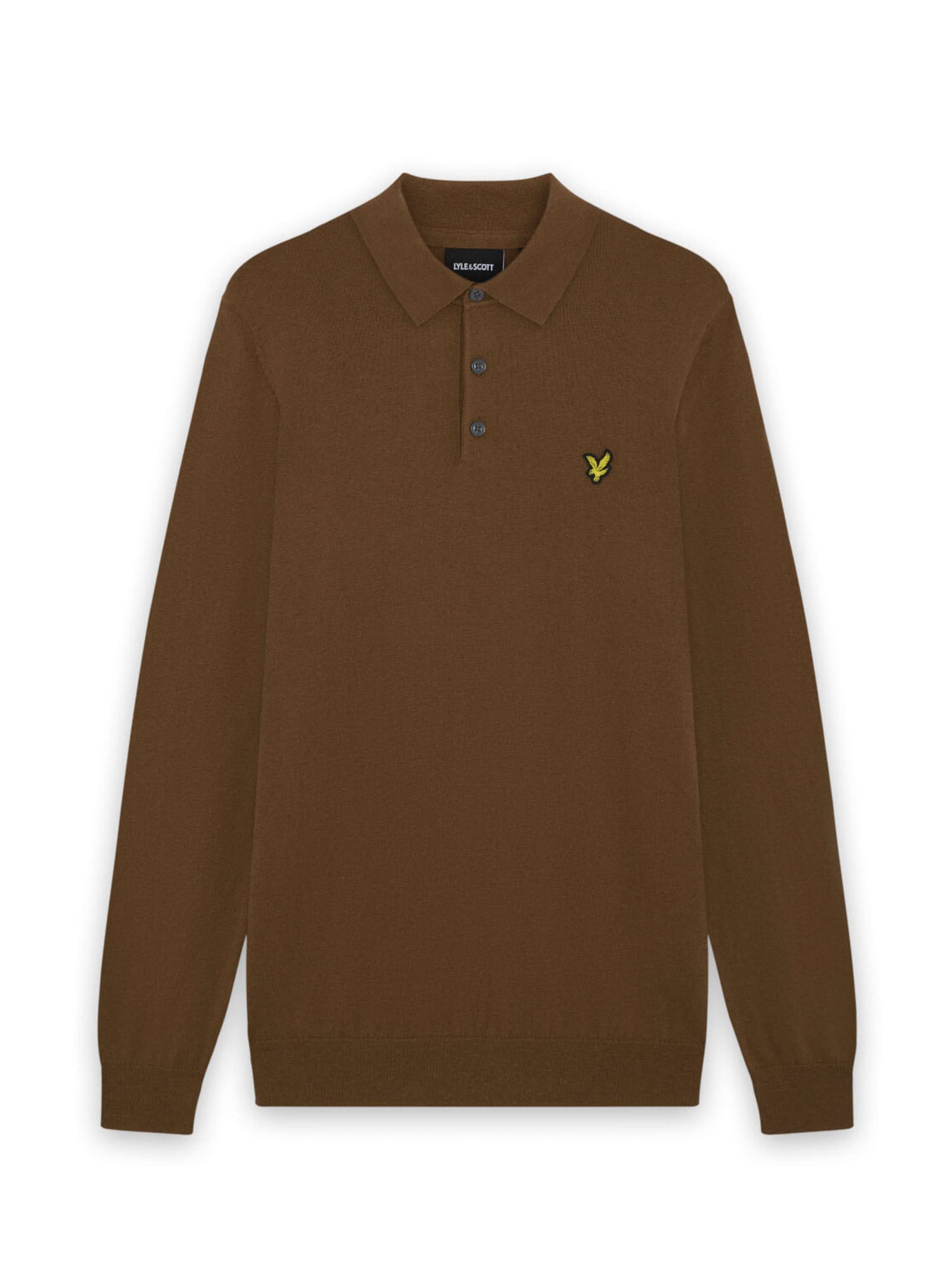 Lyle & Scott Pullover in Braun: Vorderseite