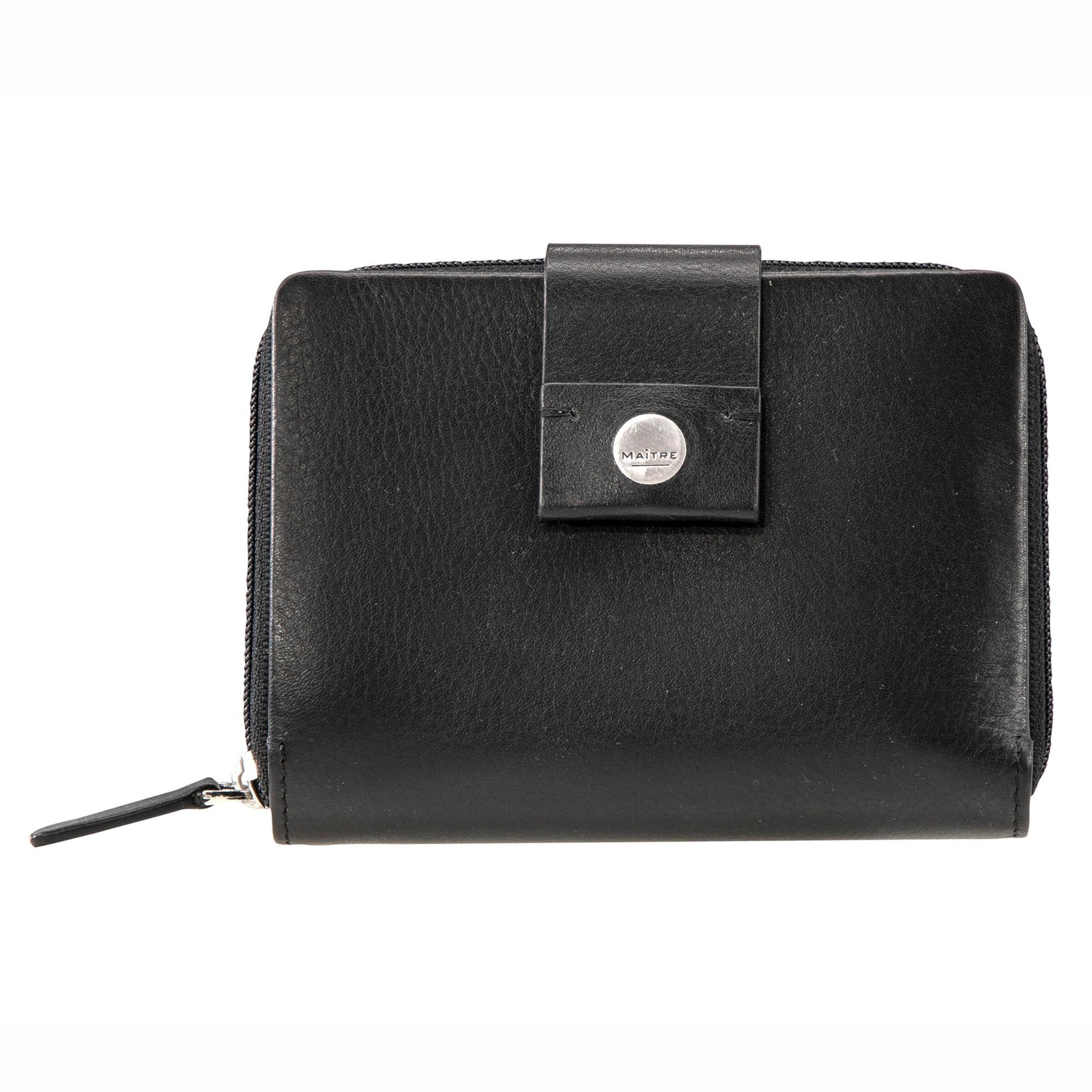 Maître Wallet 'Henau Diethilde' in Black: front