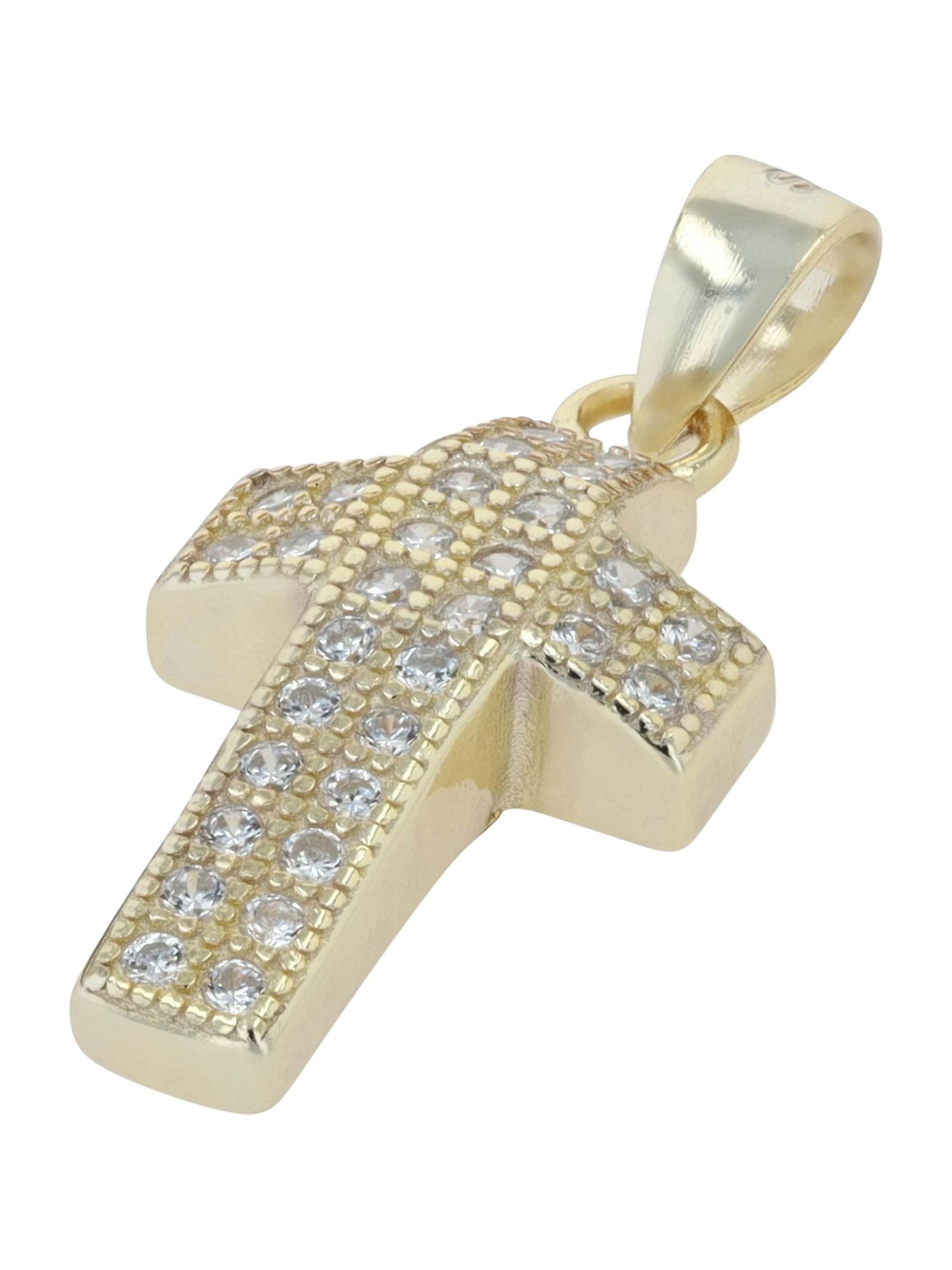 Akzent Pendant 'Finley, 925 Sterlingsilber, langlebig' in Gold