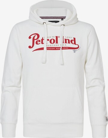 Petrol Industries Sweatshirt 'Marinette' in White: front