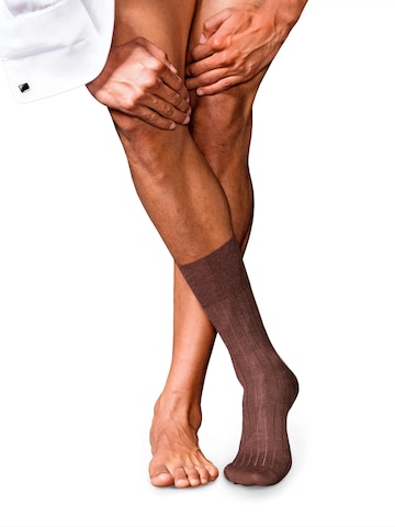 FALKE Socks 'No. 2 Finest Cashmere' in Brown: front