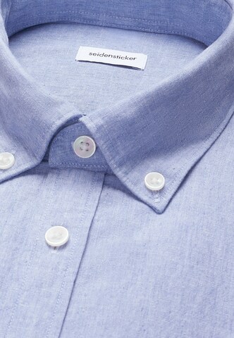 SEIDENSTICKER Regular Fit Businesshemd in Blau