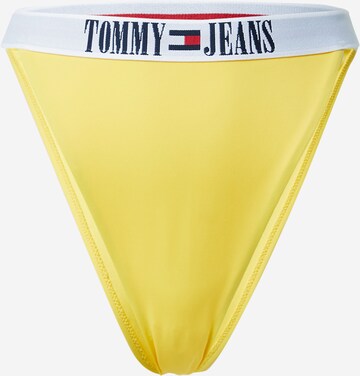 Tommy Jeans Bikinibroek in Geel: voorkant