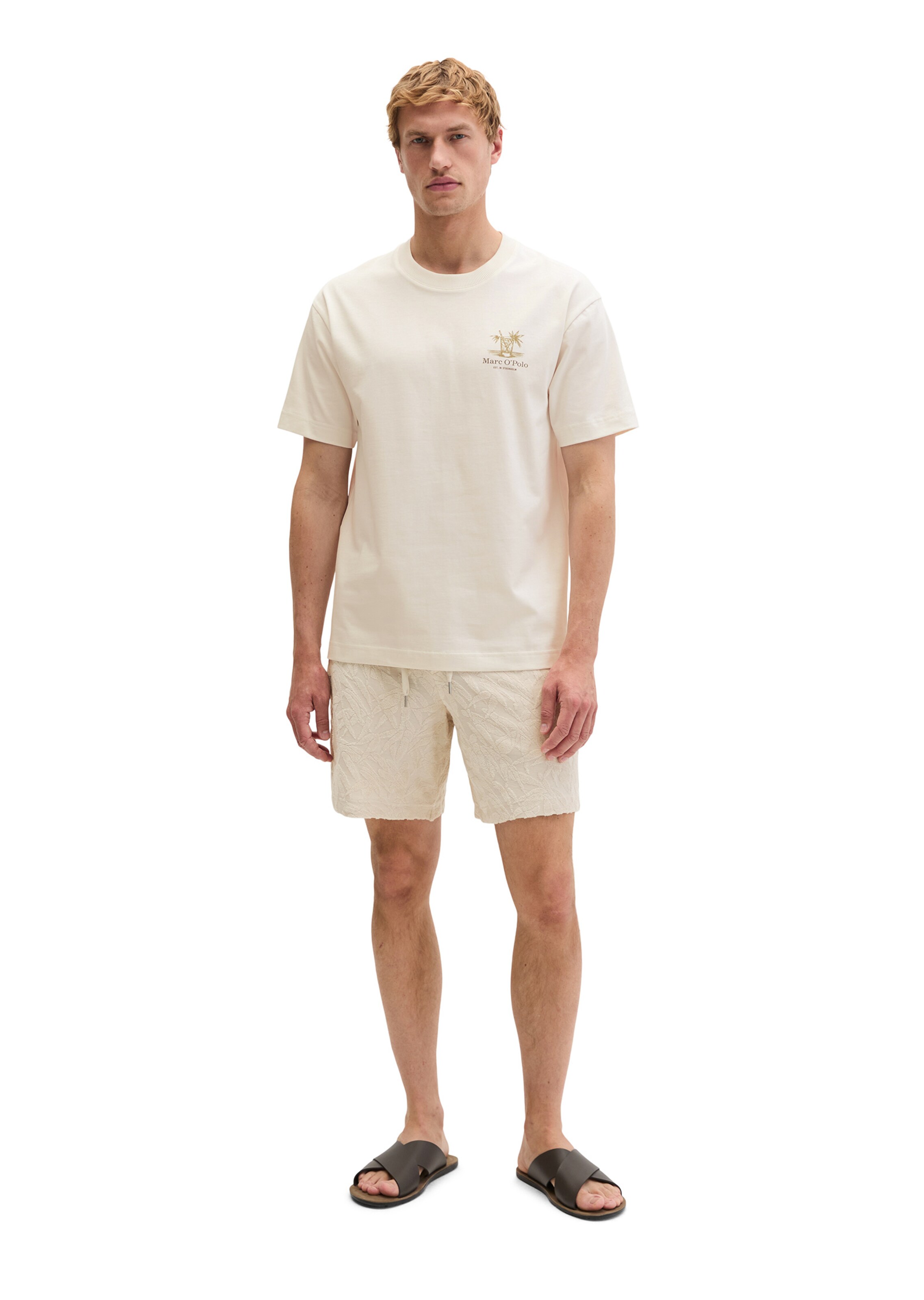 T-Shirt Marc O'Polo en beige
