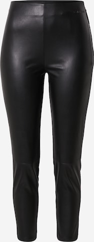 Calvin Klein - Skinny Leggings en negro: frente