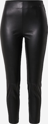 Calvin Klein Skinny Legginsy w kolorze czarny: przód