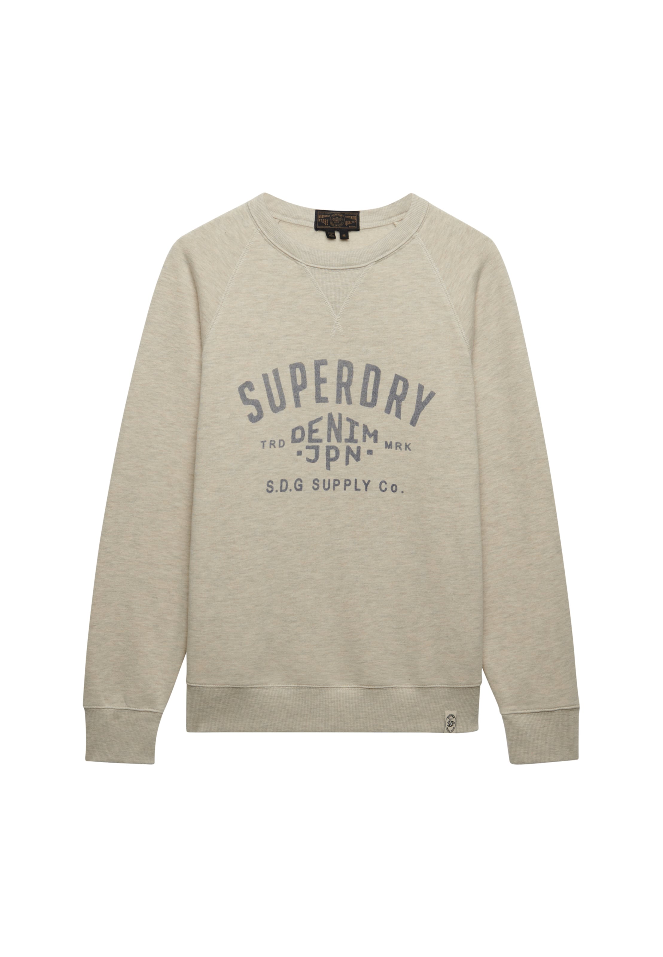 Sweat-shirt Superdry & Co en beige : devant