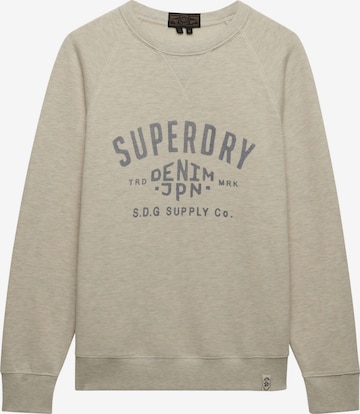 Sweat-shirt Superdry & Co en beige : devant