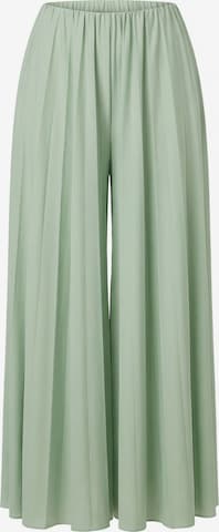 Guido Maria Kretschmer WomenWide Leg/ Široke nogavice Hlače 'Samantha' - zelena boja: prednji dio