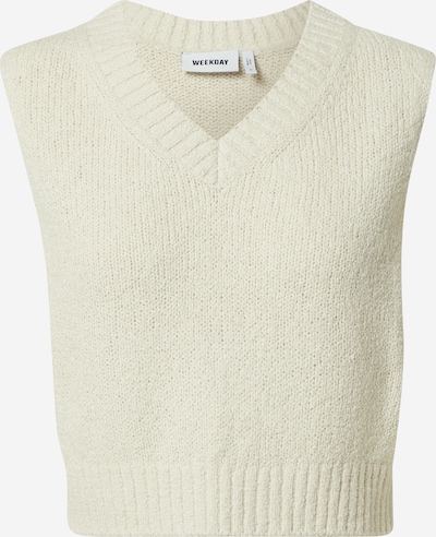 WEEKDAY Trui in de kleur Offwhite, Productweergave