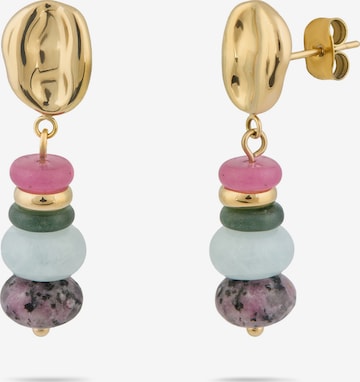 Tamaris Earrings 'Natural Stones' in Gold: front