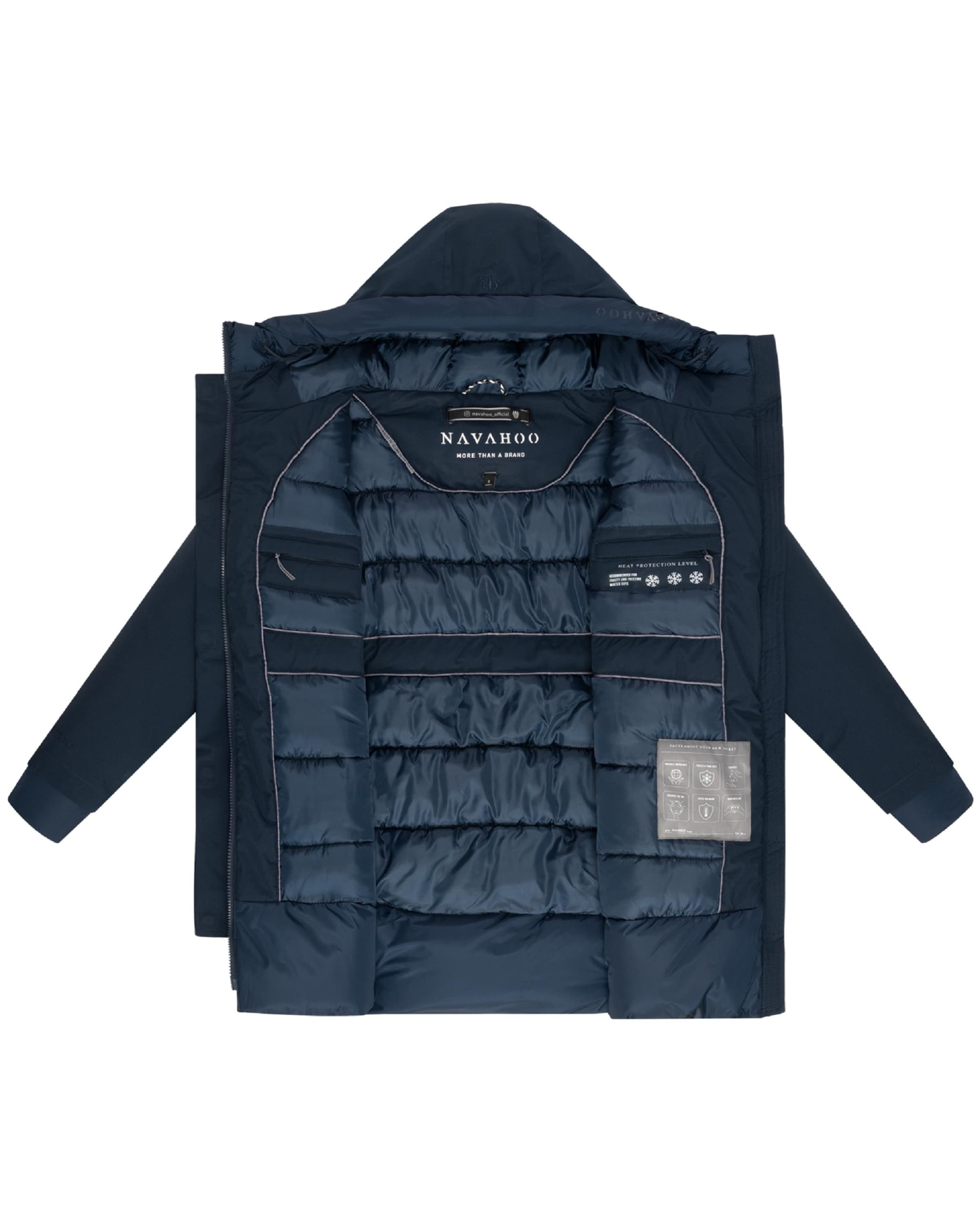 NAVAHOO Wintermantel 'Winterprinzessin' in Blau