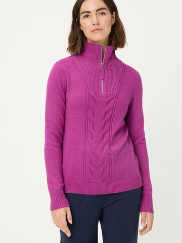 Pull-over 'Henny' Olsen en violet : devant