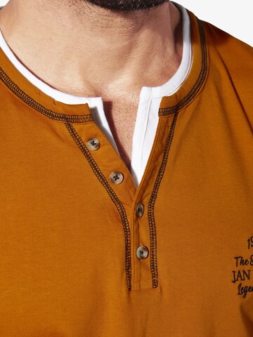 Jan Vanderstorm Shirt 'Haftor' in Orange