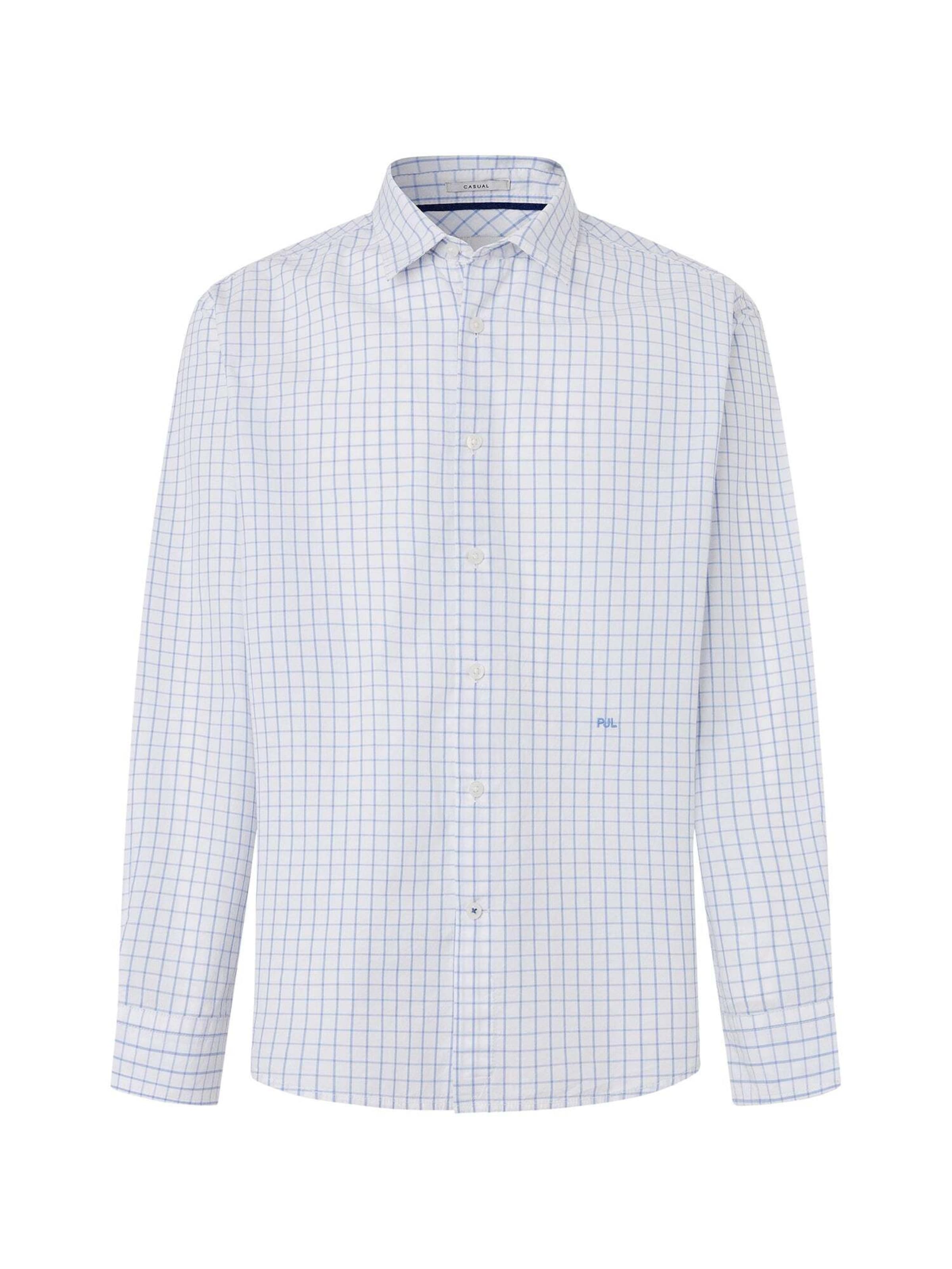 Pepe Jeans Bluse 'Robert' in Blau: Vorderseite