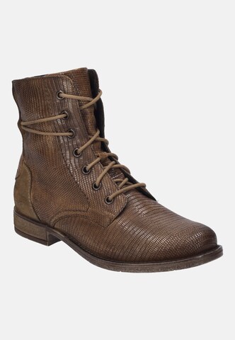 JOSEF SEIBEL Schnürstiefelette 'Sienna 72' in Beige