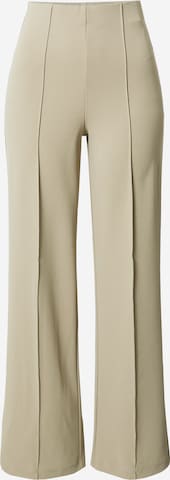 VERO MODA Trousers with creases 'VMBecky' in Green: front