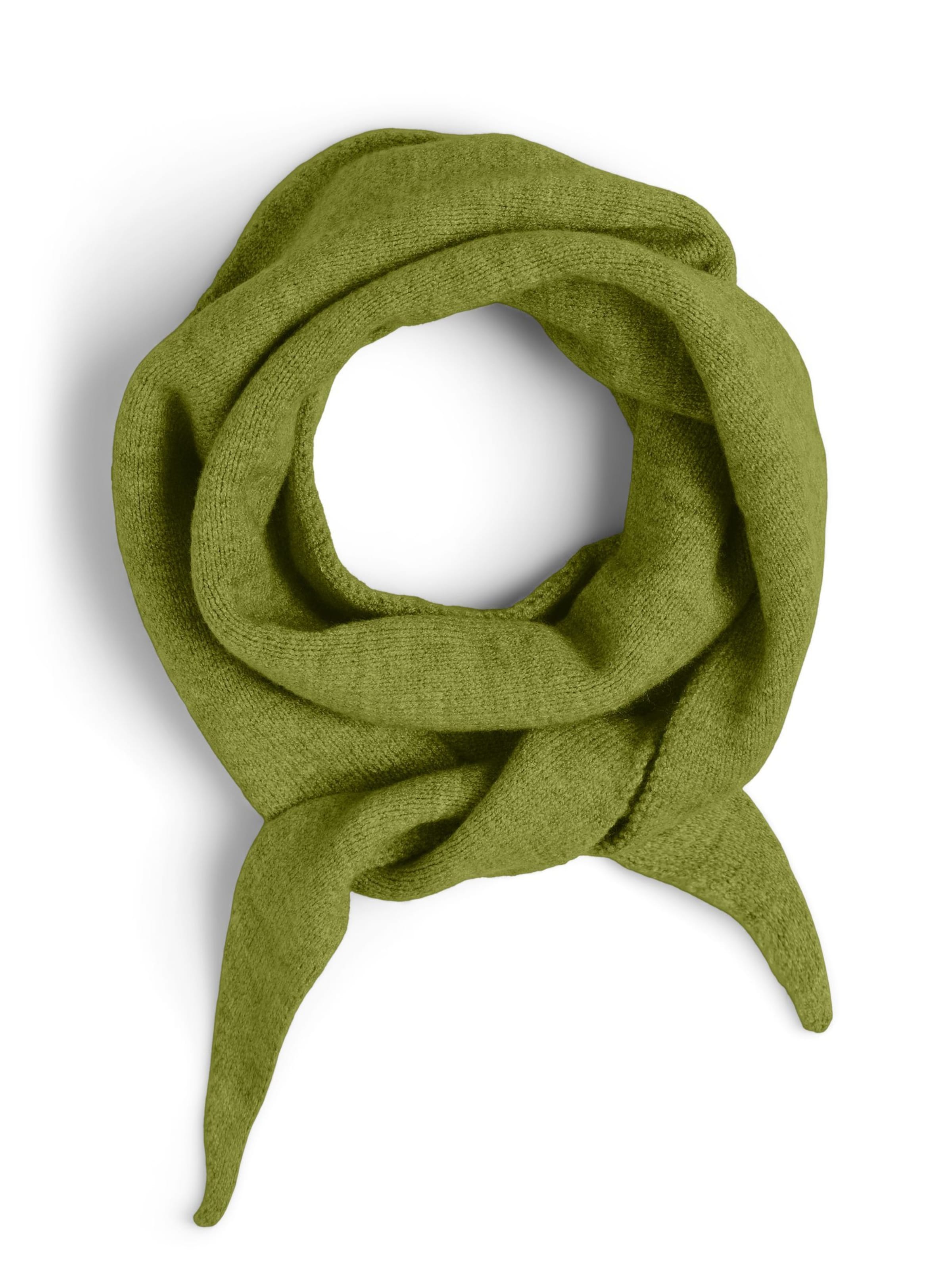 PIECES Schal 'PCKomma' in Grün: Vorderseite