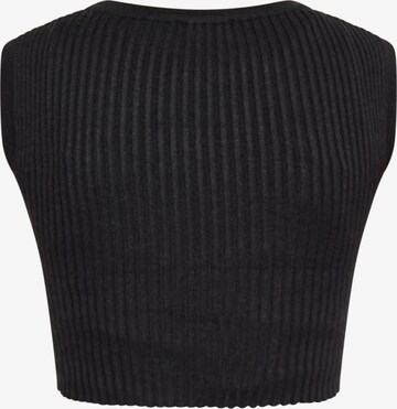 MYMO Knitted Top in Black