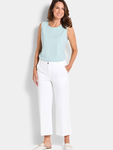 Goldner Wide leg Jeans 'Vera' in White