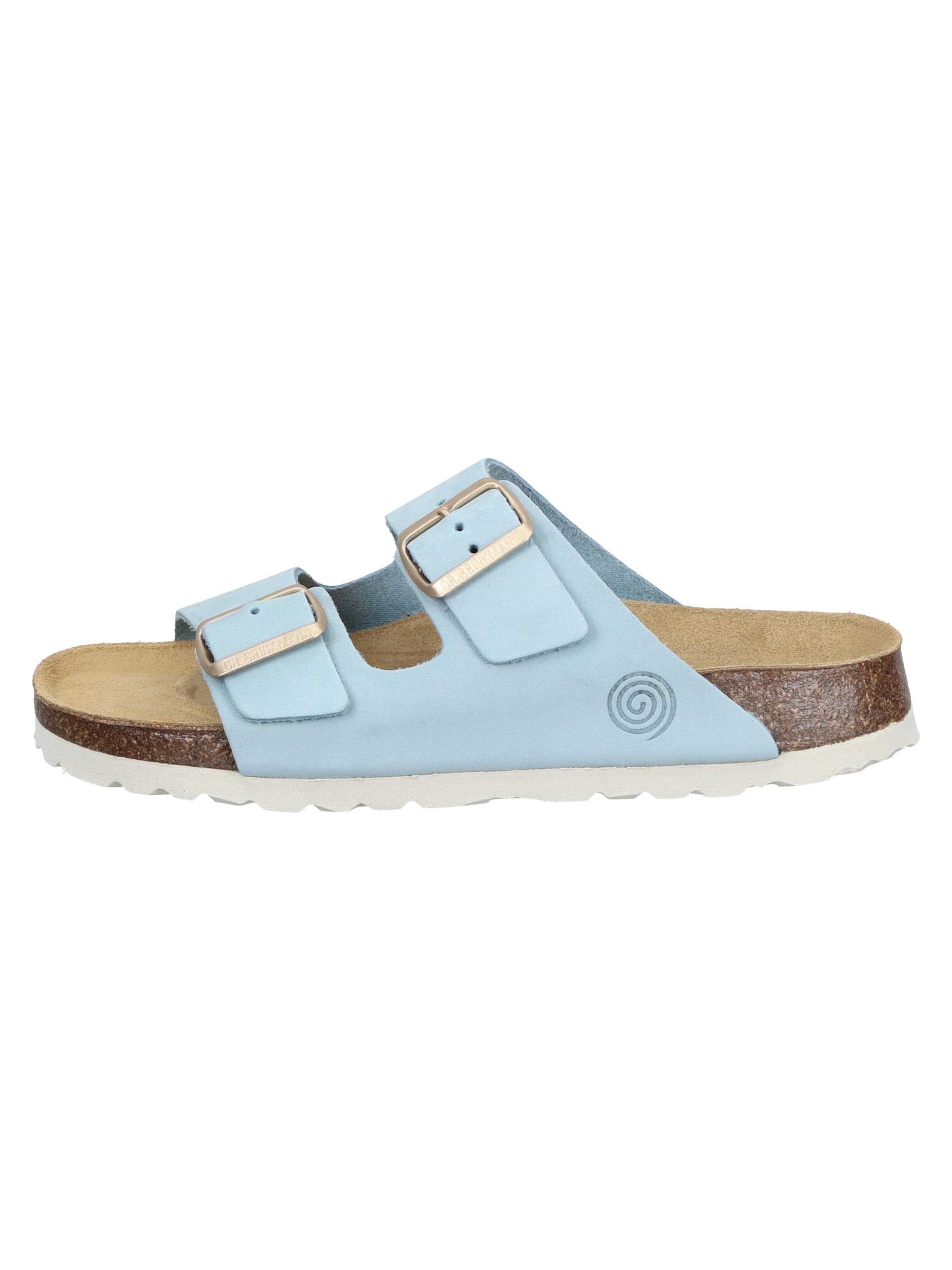 DR. BRINKMANN Mule 'Bonillo' in Blue: front