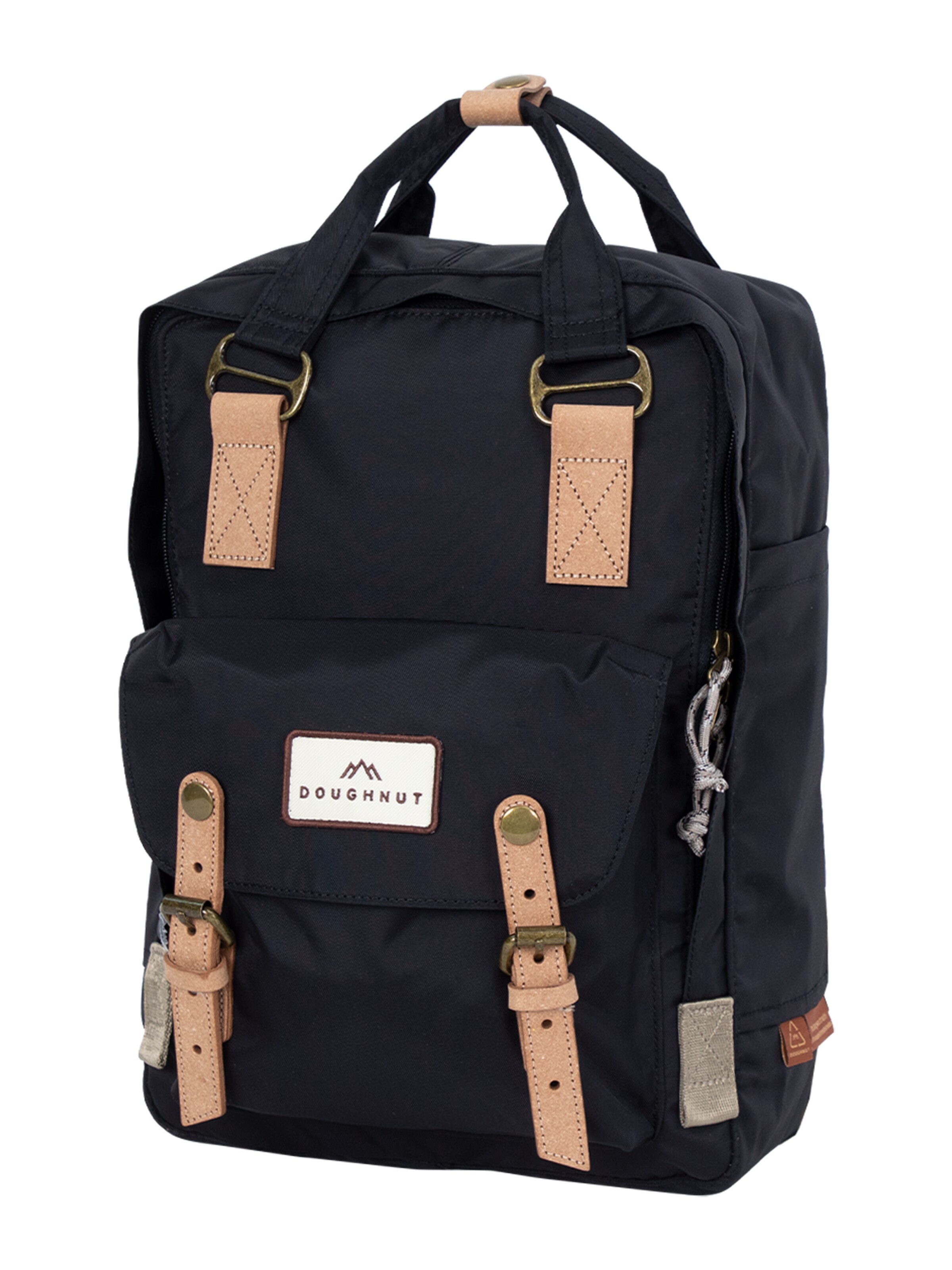 Doughnut Rucksack 'Macaroon Jungle' in Schwarz