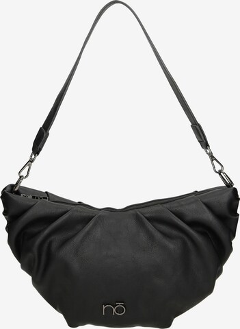 NOBO Crossbody Bag 'Croissant' in Black: front