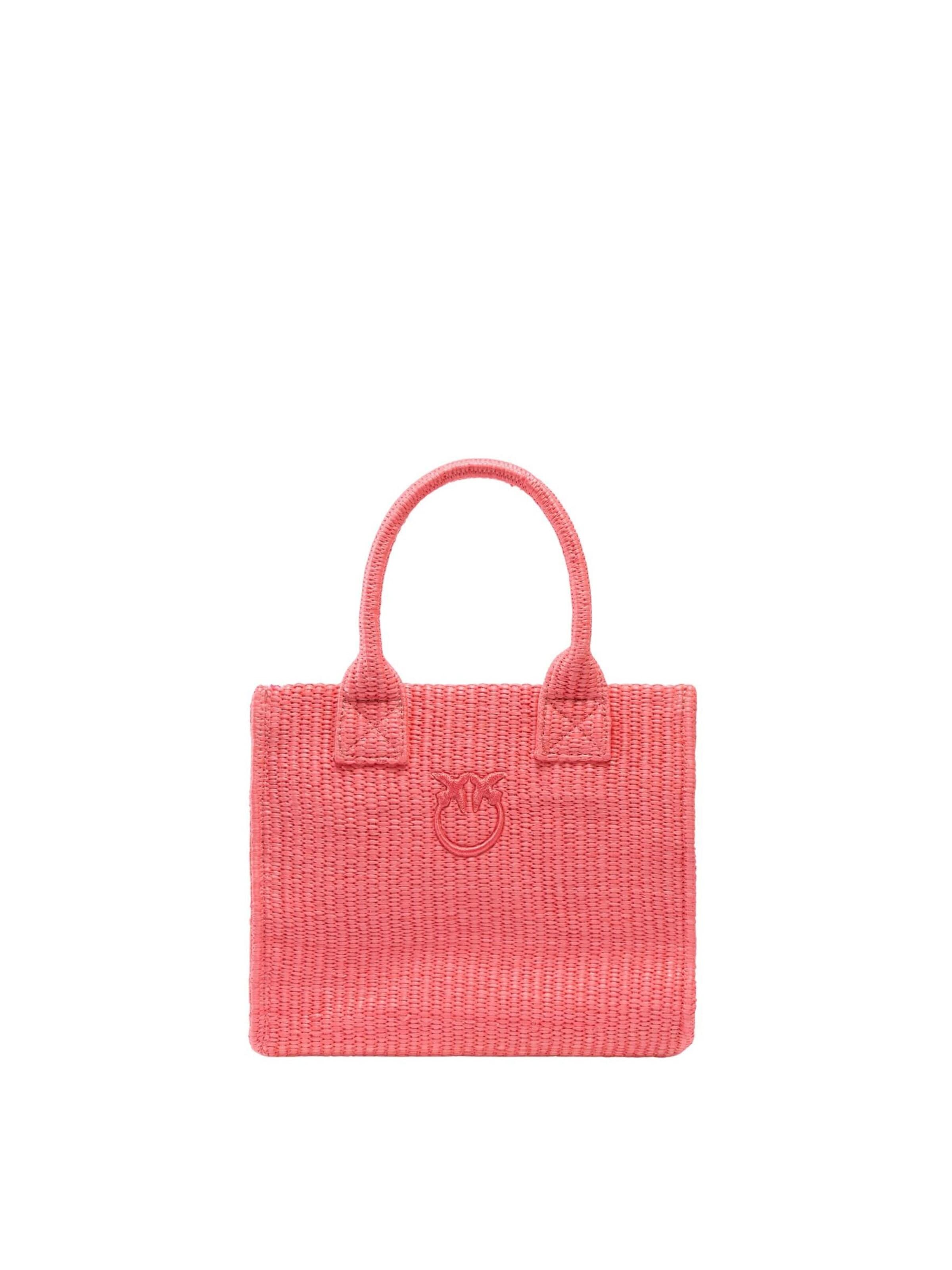 PINKO Shopper 'RAFIA BORSA'‌‌‌‌‌‌‌ in Pink: Vorderseite