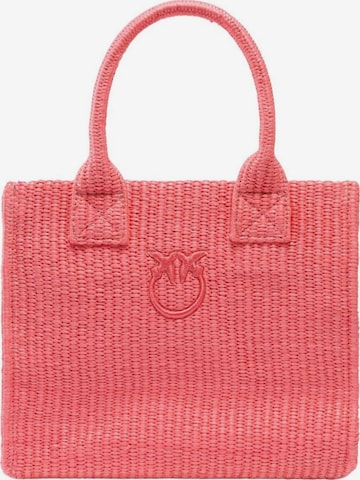 PINKO Shopper 'RAFIA BORSA' in Pink: front