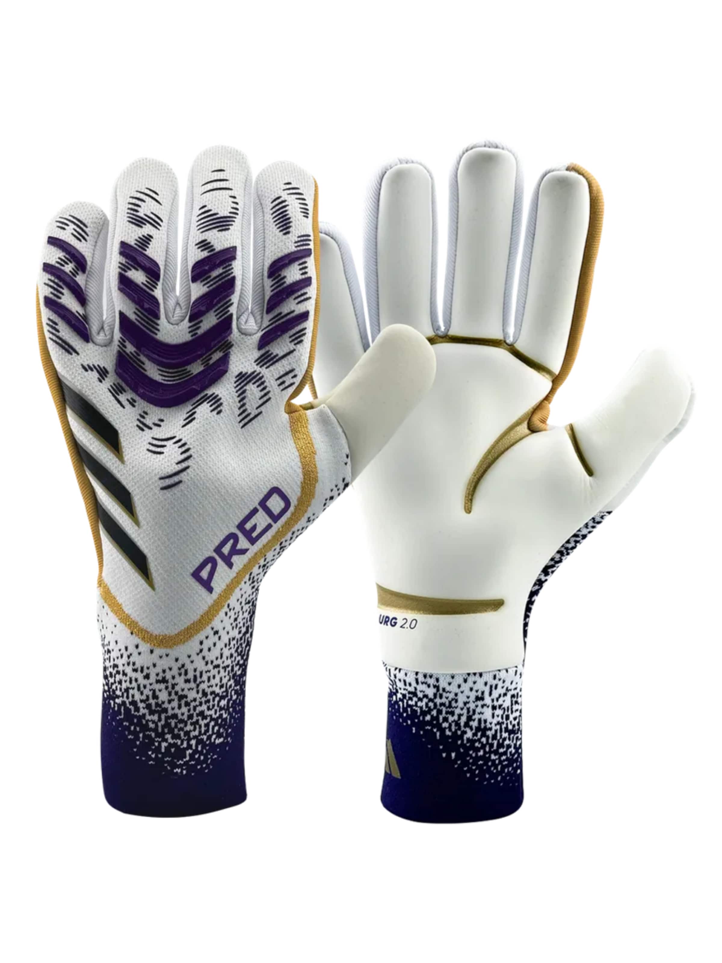 ADIDAS PERFORMANCE Athletic Gloves 'Predator Pro Road To Glory' in White, Item view