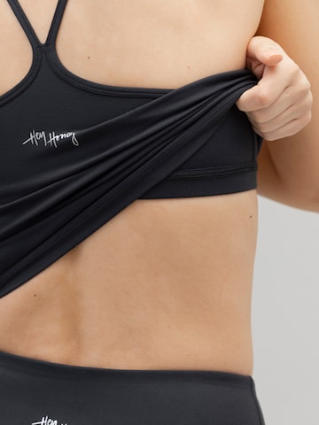 Hey Honey - Bustier Sujetador deportivo en negro
