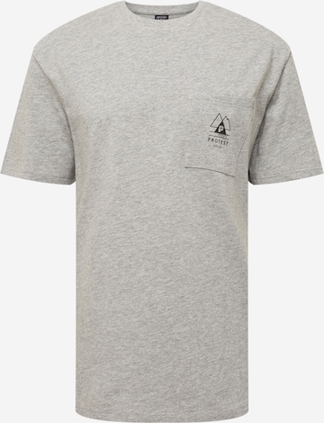 PROTEST Performance Shirt 'ISIAH' in Grey: front