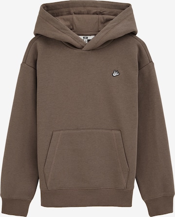 WE Fashion Collegepaita värissä ruskea: etupuoli