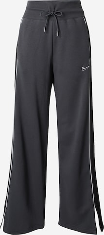 Nike Sportswear Wide leg Παντελόνι 'FLC PHX' σε γκρι: μπροστά