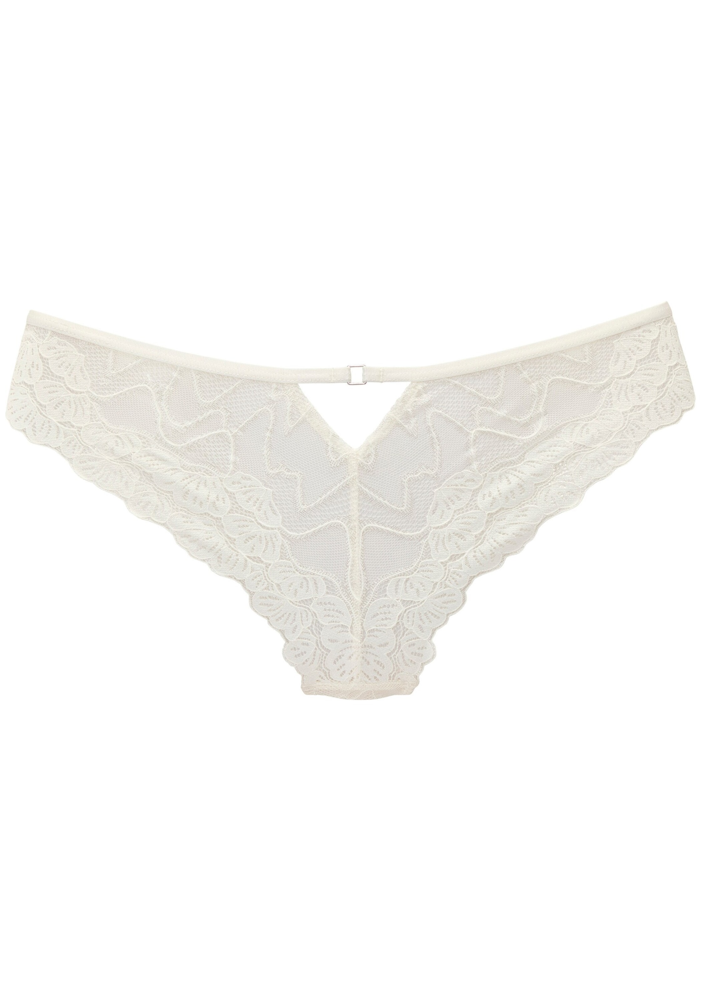 LASCANA String bugyik - fehér: elől