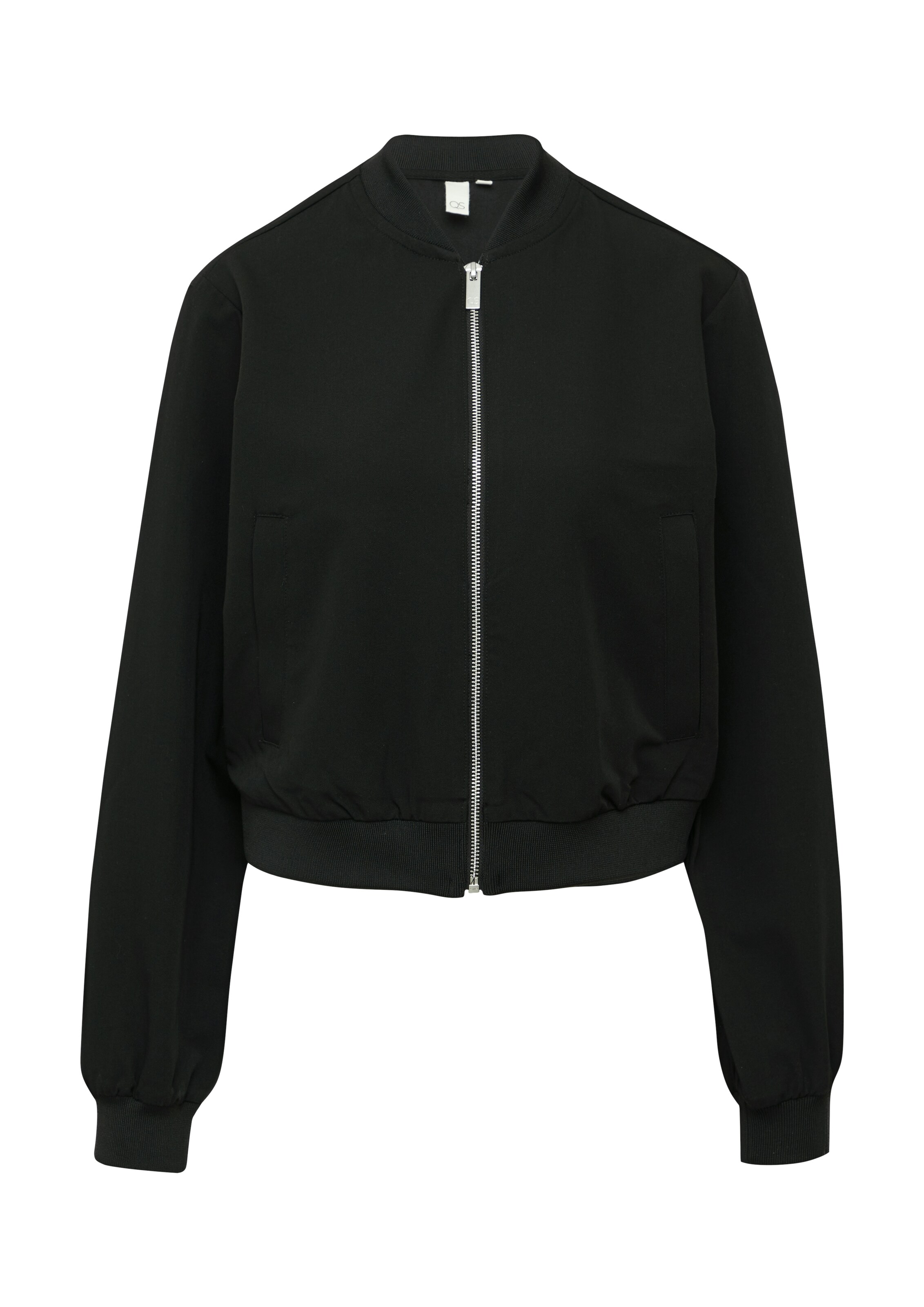 Veste mi-saison QS en noir : devant