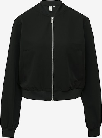 QS Übergangsjacke in Schwarz: Vorderseite