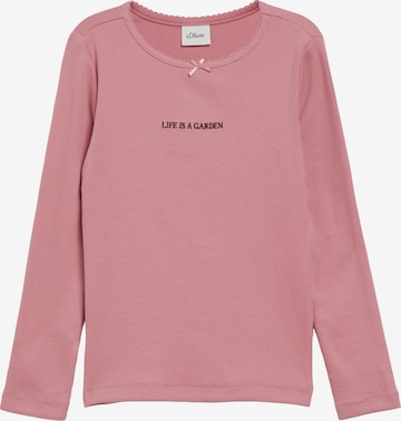 T-Shirt s.Oliver en rose : devant