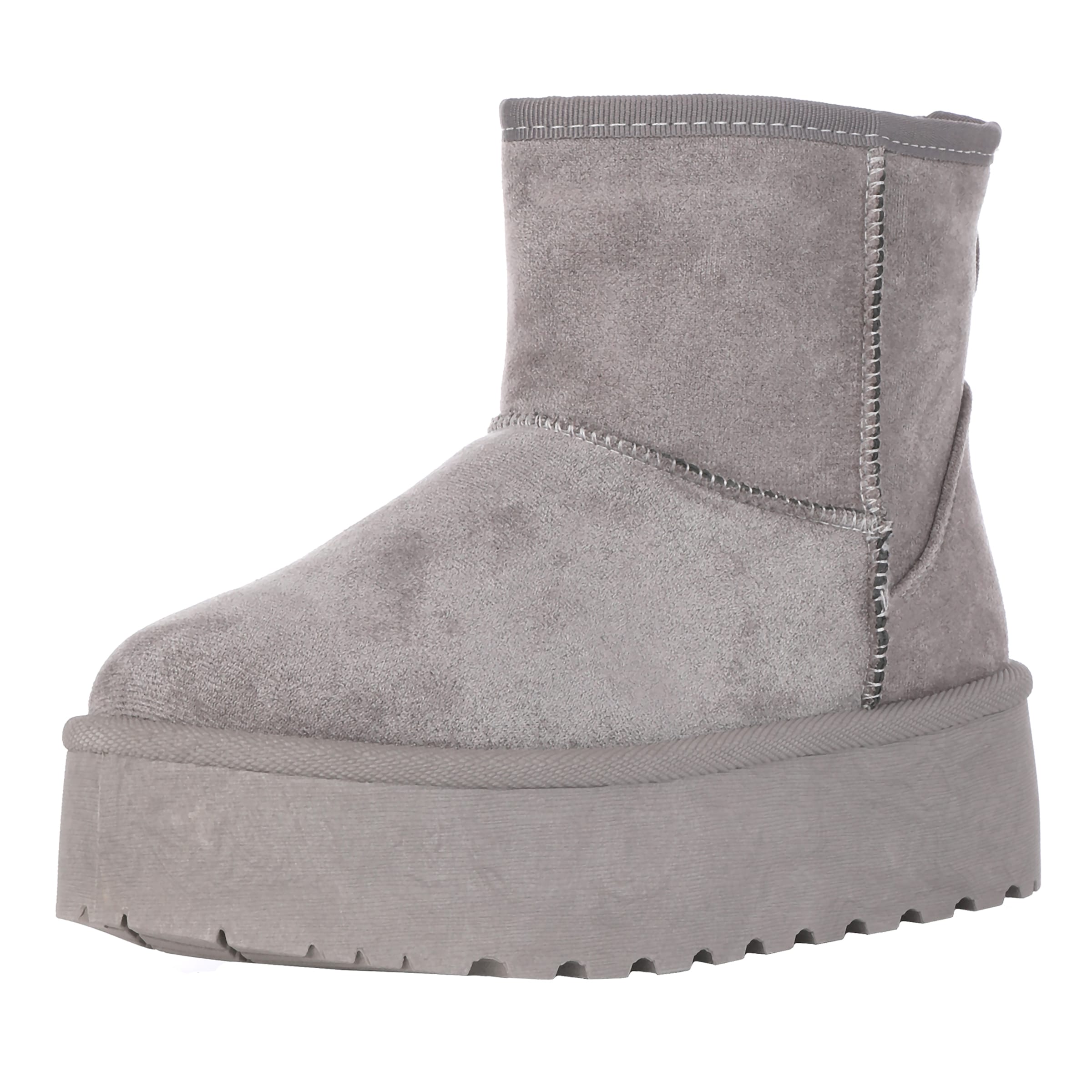 Elara Boots i grå: forside